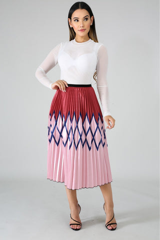 'Zizi' Pleated Skirt