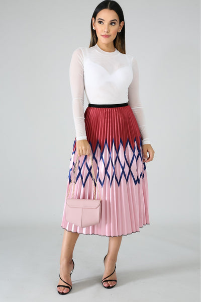 'Zizi' Pleated Skirt