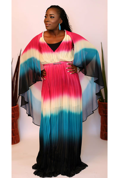 'I glow different' Ombre Maxi Dress