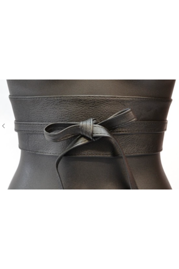 Faux Leather Wrap Around Tie Up Belt (Multiple Colors)