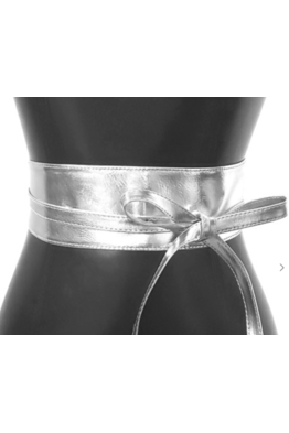Faux Leather Wrap Around Tie Up Belt (Multiple Colors)